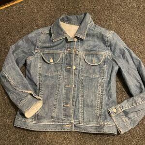 J Jill Brand Medium Wash Women's Small Denim Jean Jacket